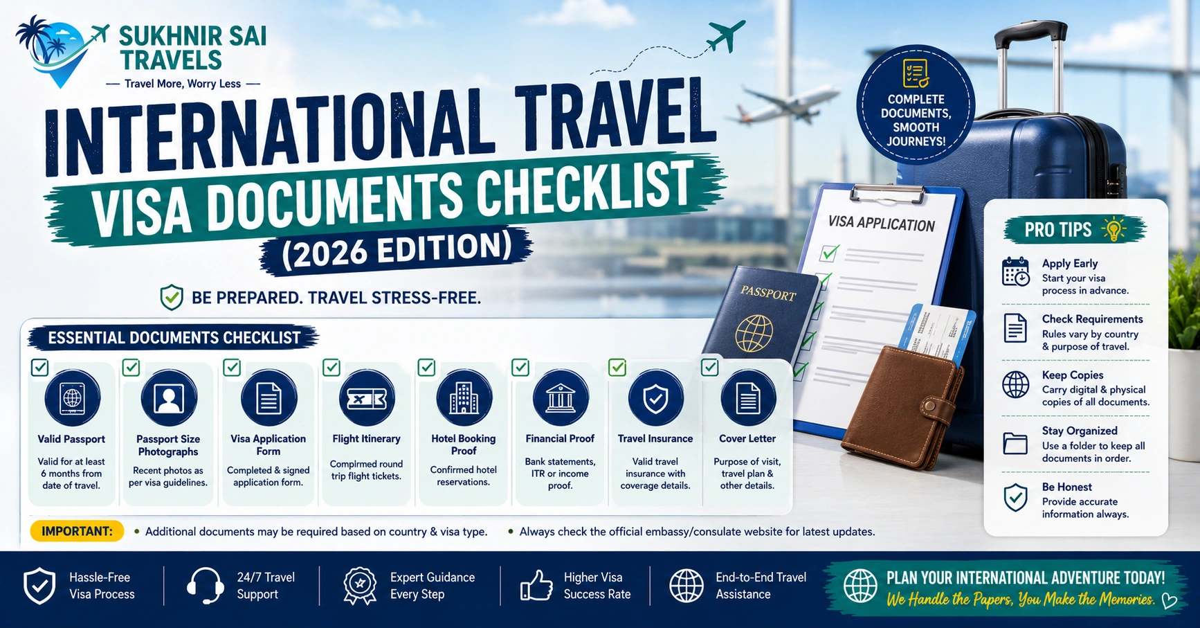 visa documents checklist